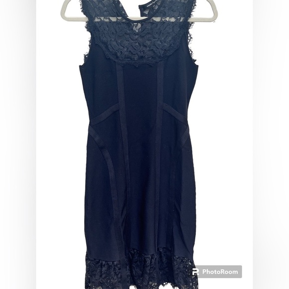 Nanette Lepore Dresses & Skirts - Nanette Lepore Black Sleeveless Lace Dress size XS